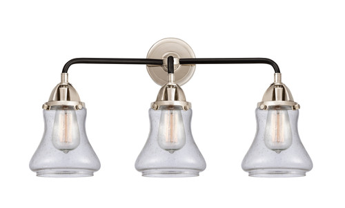 Innovations - 288-3W-BPN-G194 - Three Light Bath Vanity - Nouveau 2 - Black Polished Nickel