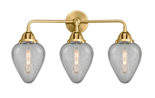 Innovations - 288-3W-SG-G165-LED - LED Bath Vanity - Nouveau 2 - Satin Gold