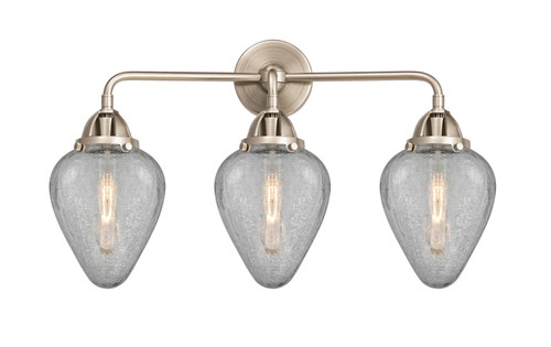 Innovations - 288-3W-SN-G165 - Three Light Bath Vanity - Nouveau 2 - Brushed Satin Nickel