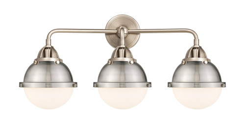 Innovations - 288-3W-SN-HFS-61-SN - Three Light Bath Vanity - Nouveau 2 - Brushed Satin Nickel