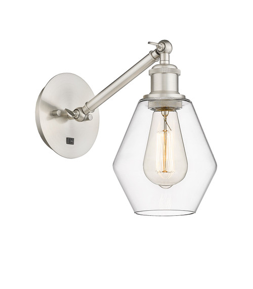 manufacturer_finish:Brushed Satin Nickel|manufacturer_glass:Clear Cindyrella 6|light_output:600.00lm|color_temperature:2700K|cri:82