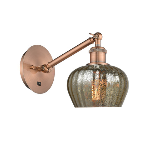 Innovations - 317-1W-AC-G96 - One Light Wall Sconce - Ballston - Antique Copper