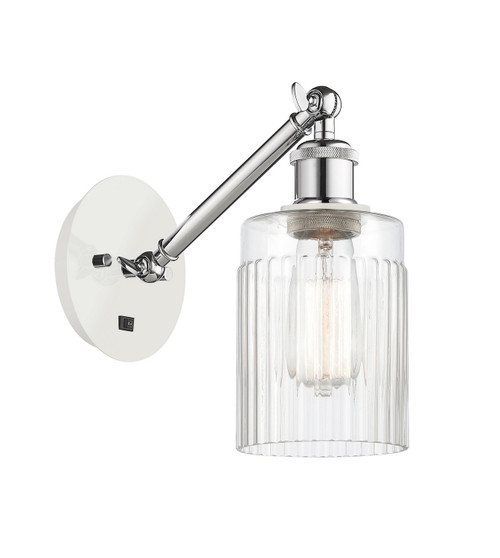 Innovations - 317-1W-WPC-G342 - One Light Wall Sconce - Ballston - White Polished Chrome