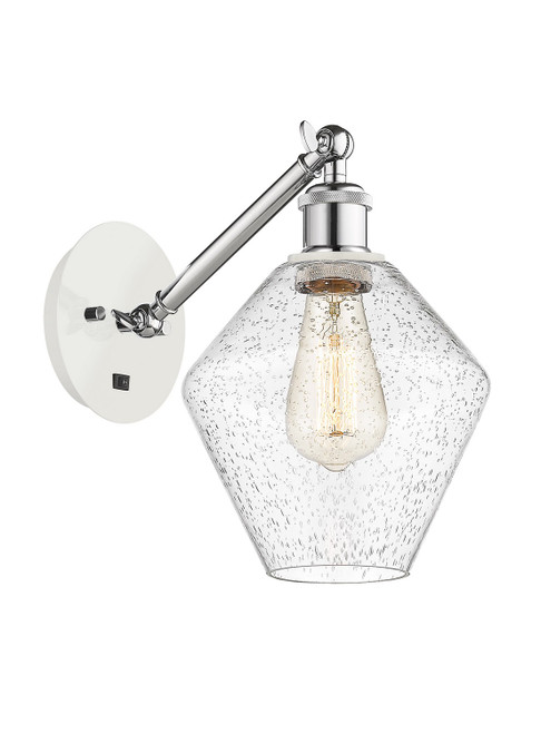 Innovations - 317-1W-WPC-G654-8 - One Light Wall Sconce - Ballston - White Polished Chrome