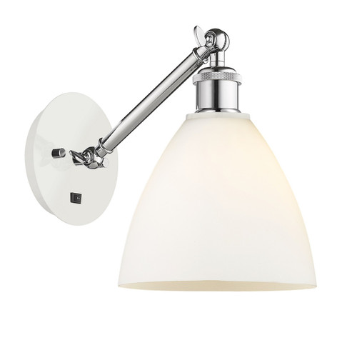 Innovations - 317-1W-WPC-GBD-751-LED - LED Wall Sconce - Ballston - White Polished Chrome