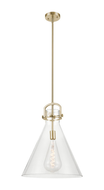 Innovations - 410-1SL-CB-G411-16CL - One Light Pendant - Downtown Urban - Champagne Bronze