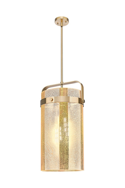 Innovations - 413-4SL-CB-G413-4S-12ME - Four Light Pendant - Downtown Urban - Champagne Bronze
