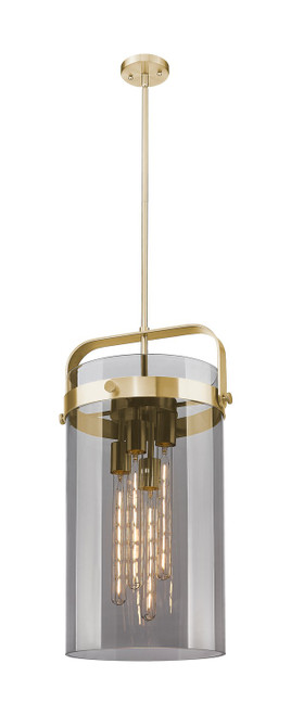 Innovations - 413-4SL-CB-G413-4S-12SM - Four Light Pendant - Downtown Urban - Champagne Bronze