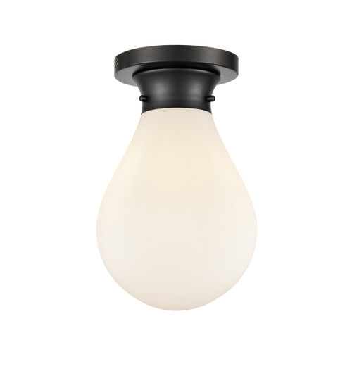 Innovations - 414-1F-BK-8W-LED - One Light Flush Mount - Matte Black