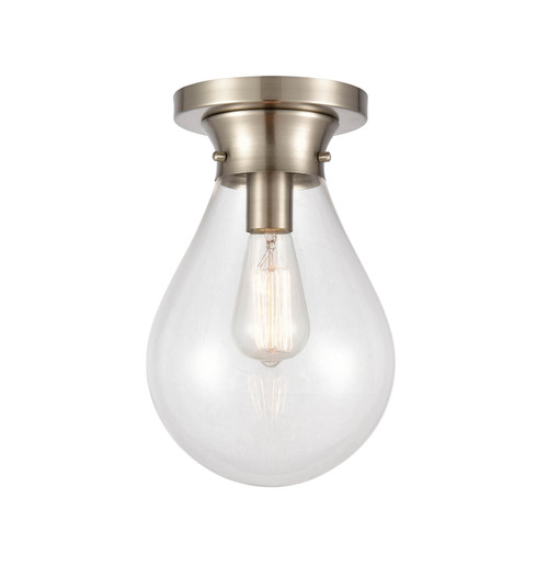 Innovations - 414-1F-SN-G4142-8-LED - LED Flush Mount - Satin Nickel
