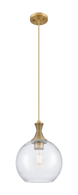 Innovations - 415-1P-BB-G124-10 - One Light Mini Pendant - Ballston - Brushed Brass