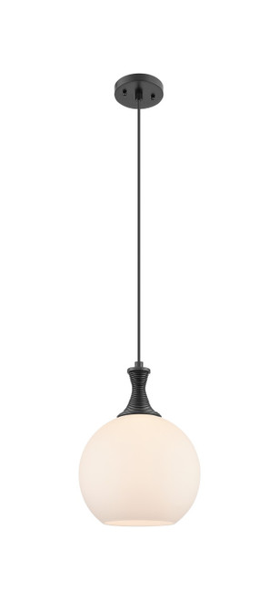Innovations - 415-1P-BK-G121-10 - One Light Mini Pendant - Ballston - Matte Black