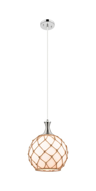 Innovations - 415-1P-PN-G121-10RB - One Light Mini Pendant - Ballston - Polished Nickel