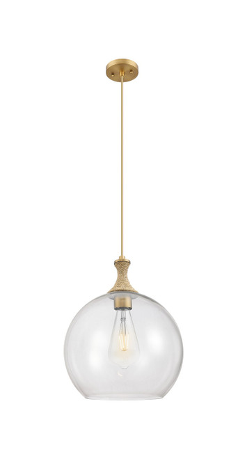 Innovations - 415-1PR-BB-G122-14 - One Light Pendant - Ballston - Brushed Brass
