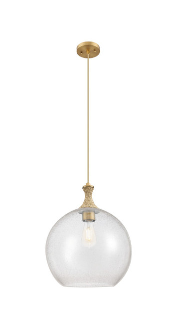 Innovations - 415-1PR-BB-G124-14 - One Light Pendant - Ballston - Brushed Brass