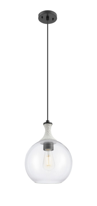 Innovations - 415-1PR-BK-G122-10 - One Light Mini Pendant - Ballston - Matte Black