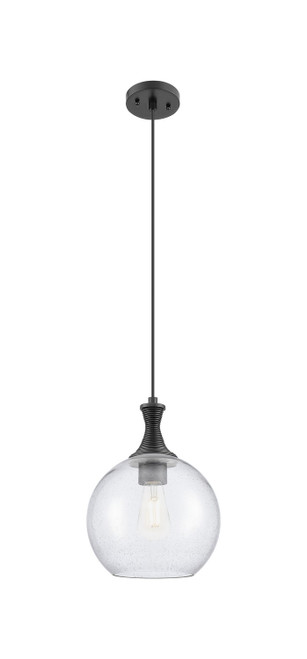 Innovations - 415-1PR-BK-G124-10 - One Light Mini Pendant - Ballston - Matte Black