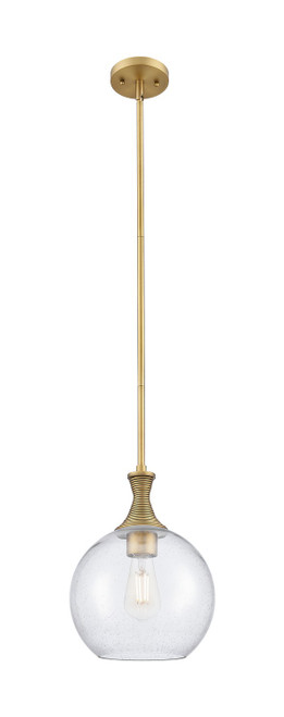 Innovations - 415-1S-BB-G124-10 - One Light Mini Pendant - Ballston - Brushed Brass