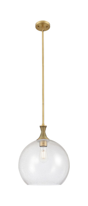 Innovations - 415-1S-BB-G124-14 - One Light Pendant - Ballston - Brushed Brass