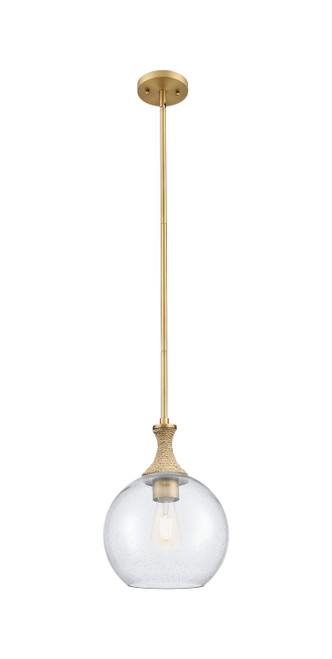 Innovations - 415-1SR-BB-G124-10 - One Light Mini Pendant - Ballston - Brushed Brass