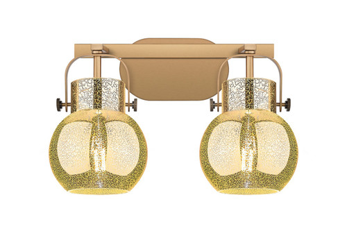 Innovations - 423-2W-BB-G410-6ME - Two Light Bath Vanity - Downtown Urban - Brushed Brass