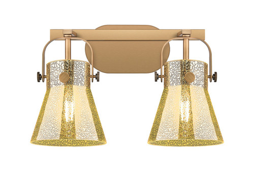 Innovations - 423-2W-BB-G411-6ME - Two Light Bath Vanity - Downtown Urban - Brushed Brass