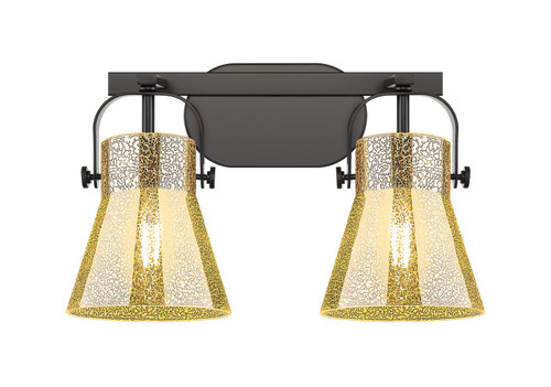 Innovations - 423-2W-BK-G411-6ME - Two Light Bath Vanity - Downtown Urban - Matte Black