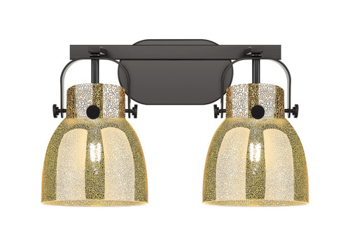Innovations - 423-2W-BK-G412-6ME - Two Light Bath Vanity - Downtown Urban - Matte Black