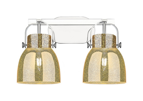 Innovations - 423-2W-PC-G412-6ME - Two Light Bath Vanity - Downtown Urban - Polished Chrome