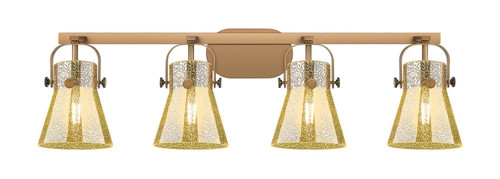 Innovations - 423-4W-BB-G411-6ME - Four Light Bath Vanity - Downtown Urban - Brushed Brass