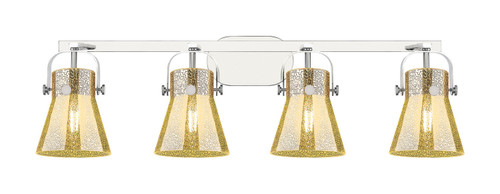 Innovations - 423-4W-PC-G411-6ME - Four Light Bath Vanity - Downtown Urban - Polished Chrome