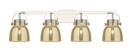 Innovations - 423-4W-PN-G412-6ME - Four Light Bath Vanity - Downtown Urban - Polished Nickel