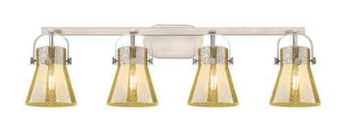 Innovations - 423-4W-SN-G411-6ME - Four Light Bath Vanity - Downtown Urban - Satin Nickel
