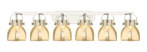 Innovations - 423-6W-PN-G412-6ME - Six Light Bath Vanity - Downtown Urban - Polished Nickel