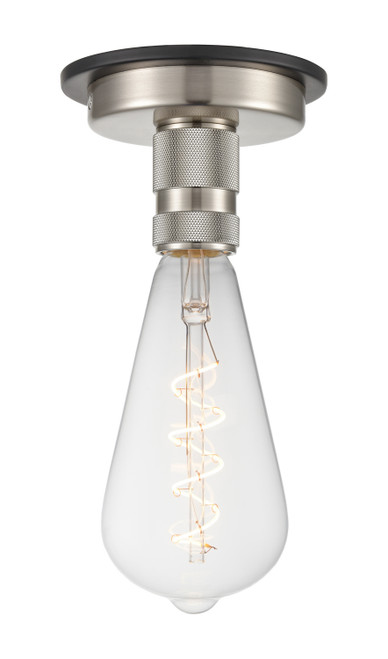 Innovations - 431-1F-BSN-BB-95-LED - One Light Flush Mount - Restoration - Brushed Satin Nickel
