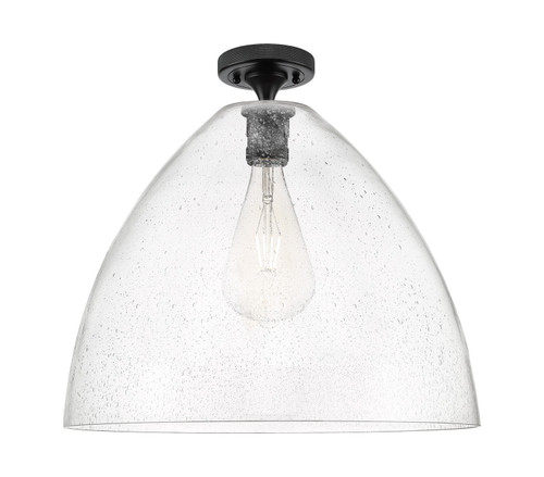 Innovations - 434-1F-BK-GBD-164 - One Light Flush Mount - Downtown Urban - Matte Black