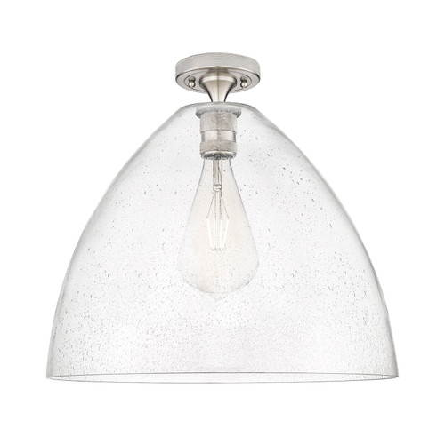 Innovations - 434-1F-SN-GBD-164 - One Light Flush Mount - Downtown Urban - Satin Nickel