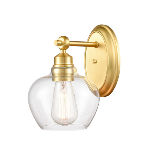Innovations - 438-1W-SG-CL-LED - One Light Bath Vanity - Satin Gold