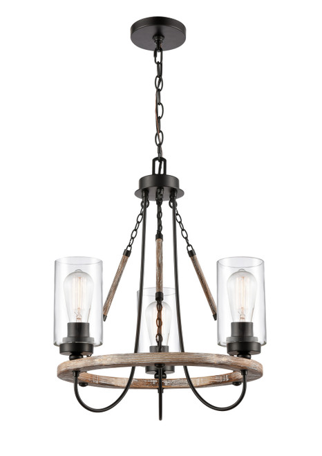 Innovations - 442-3CR-BK-G4422-LED - LED Mini Chandelier - Paladin - Matte Black