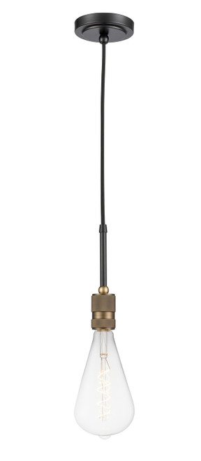 Innovations - 444-1P-BAB-BB-125-LED - LED Mini Pendant - Ellis - Black Antique Brass