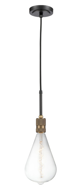 Innovations - 444-1P-BAB-BB-164-LED - LED Mini Pendant - Ellis - Black Antique Brass