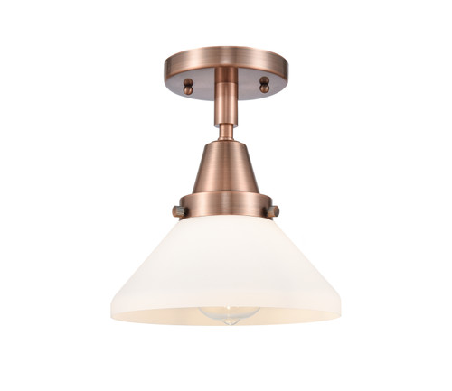 Innovations - 447-1C-AC-G4471-LED - LED Flush Mount - Caden - Antique Copper