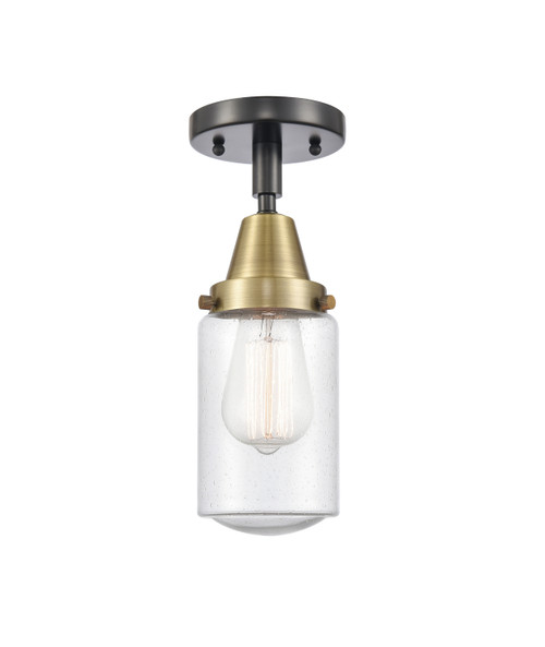 Innovations - 447-1C-BAB-G314 - One Light Flush Mount - Caden - Black Antique Brass