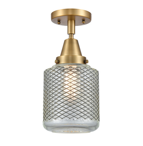 Innovations - 447-1C-BB-G262 - One Light Flush Mount - Caden - Brushed Brass