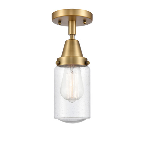 Innovations - 447-1C-BB-G314-LED - LED Flush Mount - Caden - Brushed Brass
