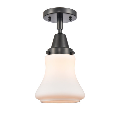 Innovations - 447-1C-BK-G191 - One Light Flush Mount - Caden - Matte Black