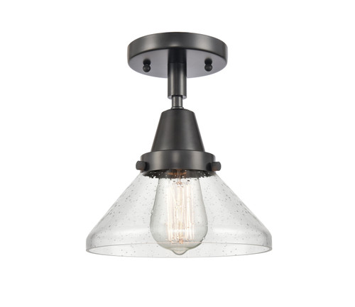 Innovations - 447-1C-BK-G4474 - One Light Flush Mount - Caden - Matte Black