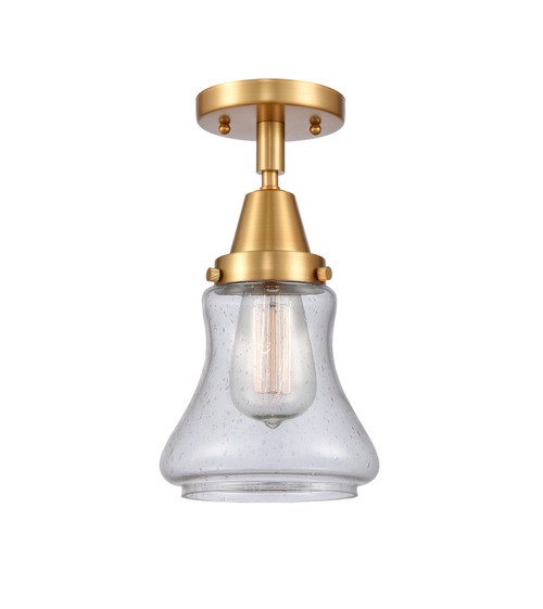 Innovations - 447-1C-SG-G194 - One Light Flush Mount - Caden - Satin Gold