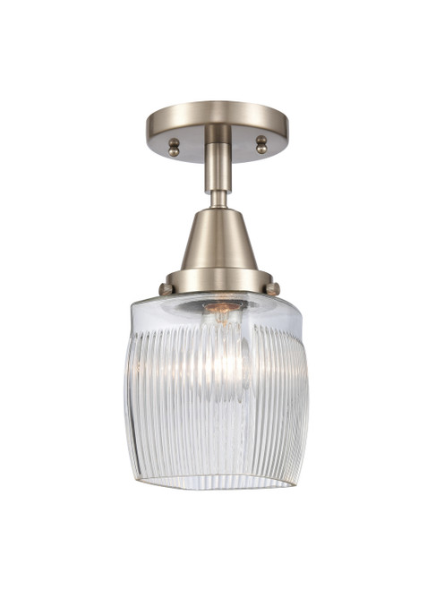 Innovations - 447-1C-SN-G302 - One Light Flush Mount - Caden - Brushed Satin Nickel