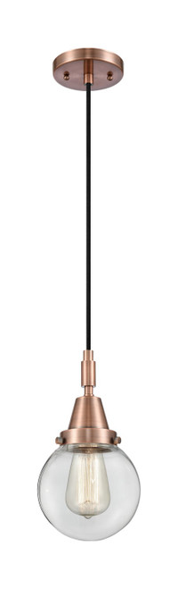 Innovations - 447-1P-AC-G202-6 - One Light Mini Pendant - Caden - Antique Copper